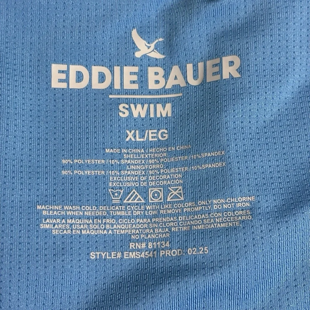 Eddie Bauer Swim Men's XL Island Blue Volley 7
